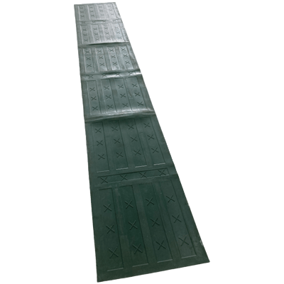 歩行者用・B山 コロバン・敷鉄板用スベリ止めマット 厚さ4mm×幅50cm×長さ3m (裏面強力マグネット付) 樹脂 JGP-294-001-株式会社JGサービス