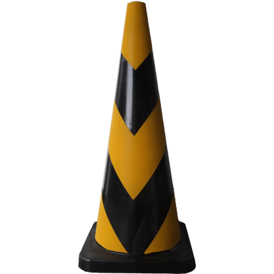 ラバーコーン 反射・約10kg (1,000mm) (安全・保安用品・ゴム製)-株式会社JGサービス