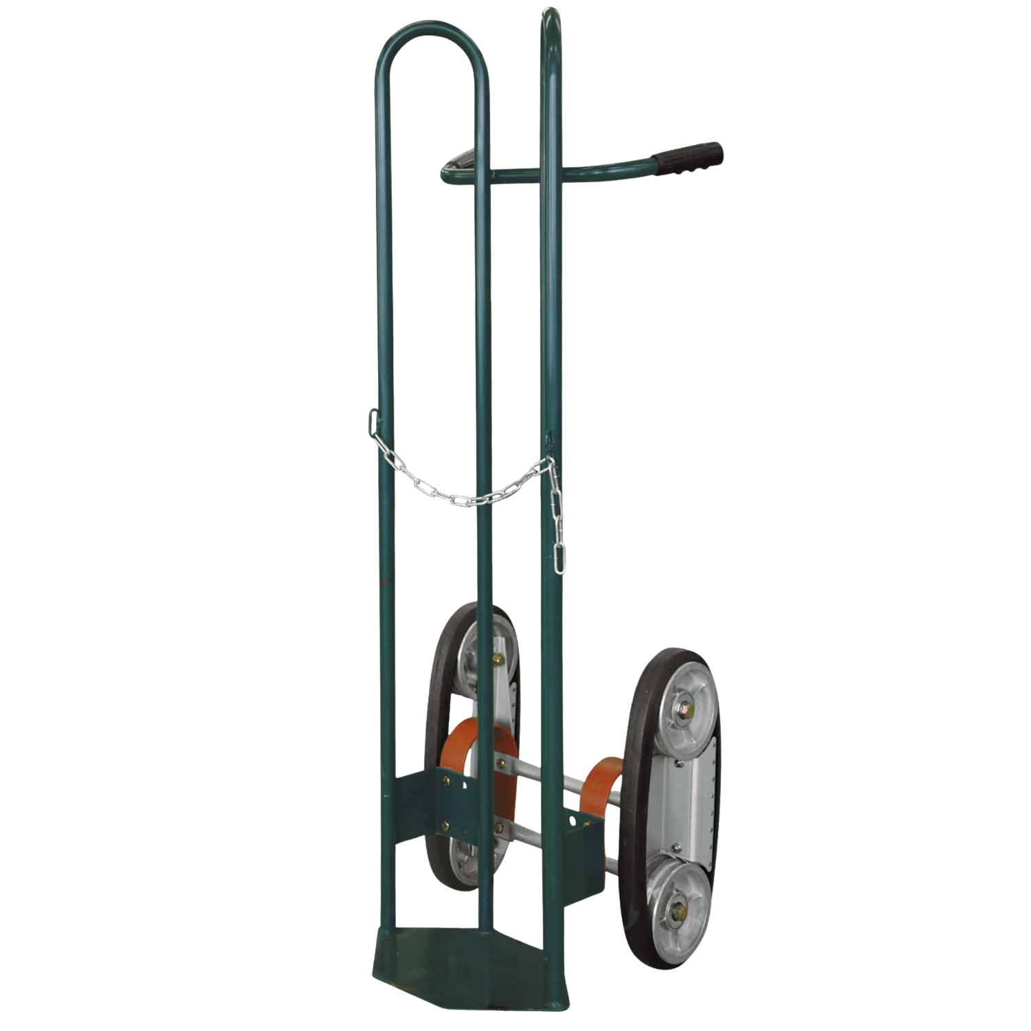 HT-CU-B1 2輪運搬台車 キャリーアップ（ガスボンベ用・スチール製）-渡部工業株式会社