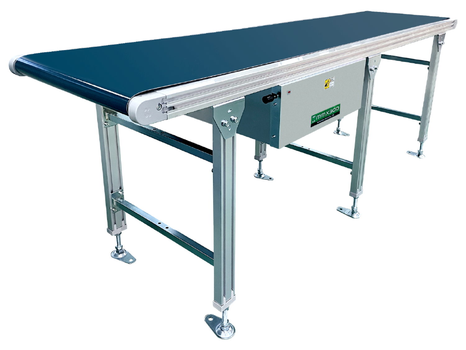 Partner for labor saving in all logistics and production systems Mini series Straight conveyance type Medium load conveyor belt conveyor MMX300-Maruyasu Machine Co., Ltd.