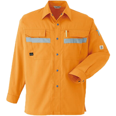 セーフティ長袖シャツ E6962シリーズ w-493-0326-TRYS株式会社