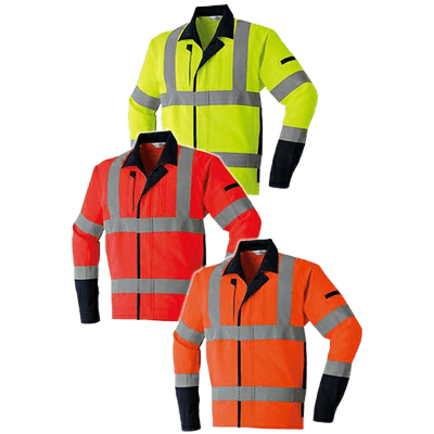 高視認長袖ブルゾン 高視認ウェアシリーズ w-493-0527-TRYS株式会社