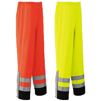 ゴアテックス 防水レインパンツ (高視認タイプ ウエスト総ゴム) 高視認パンツシリーズ w-493-0115-TRYS株式会社