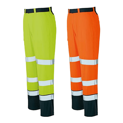 ワークパンツ (ノータック) 高視認性安全服シリーズ w-465-0157-TRYS株式会社