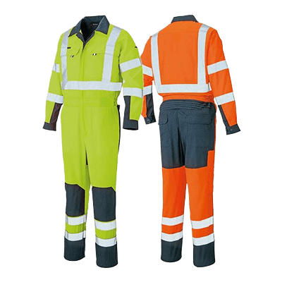 ツナギ AZ-2752 作業服 高視認性安全服シリーズ w-465-0159-TRYS株式会社