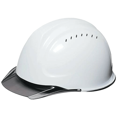 クリアバイザータイプ SYA-CV型SFE-SYAV式 通気孔有り シールド無し テープ内装タイプ SYA-Cシリーズ-TRYS株式会社
