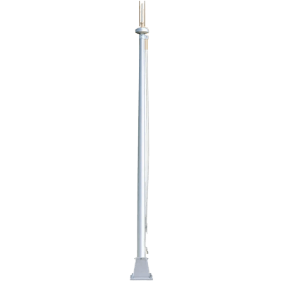 国旗ポール (国旗掲揚ポール) フラッグポール (高層用避雷針兼用) バンド式 旗ポール FL-12HBA-加藤金物株式会社