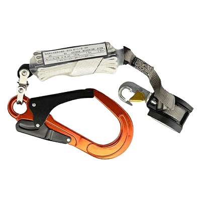 墜落制止用器具 ハーネス型 (ランヤード・ロープ) ロック装置なし 巻取式ランヤード 1丁掛け LR-6-T2-130-TRYS株式会社