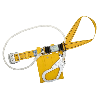 墜落制止用器具 胴ベルト型 (1丁掛け) 酸対策型安全帯 1丁掛けロープ式ランヤード (第1種) 【新規格対応】 TB-POA-599-Y-M-TRYS株式会社