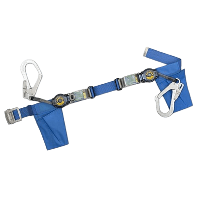 墜落制止用器具 ロックリトラ 胴ベルト 2丁掛け 軽量バックル 軽量フック Mサイズ TB-2-LRL593-LRL5931-TRYS株式会社