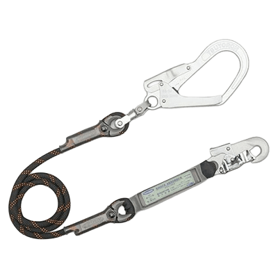 墜落制止用器具 胴ベルト型 (ランヤード・ロープ類) ロープ式ランヤード Gブレード 胴ベルト型用【新規格対応】 TBL-GB93SV-TRYS株式会社