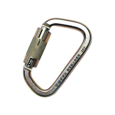 墜落制止用器具 フック・パッド等付属品 スチールカラビナD型ツイストロック41KN TC-4-TRYS株式会社