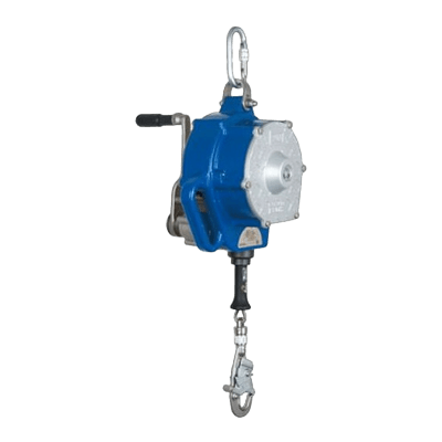 墜落制止用器具 シールド安全ブロック 9m (台付・引き寄せロープ付) SSB-9-TRYS株式会社