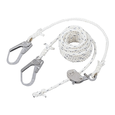 墜落制止用器具 親綱・関連用品 (ロリップ等) 97ハリップ (緊張器+台付けロープ＋フックセット) 97HR-4-TRYS株式会社