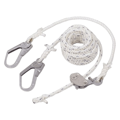墜落制止用器具 親綱・関連用品 (ロリップ等) 97ハリップ (水平移動用親綱+緊張器セット) サイズ：20m 97HR-4-20-TRYS株式会社
