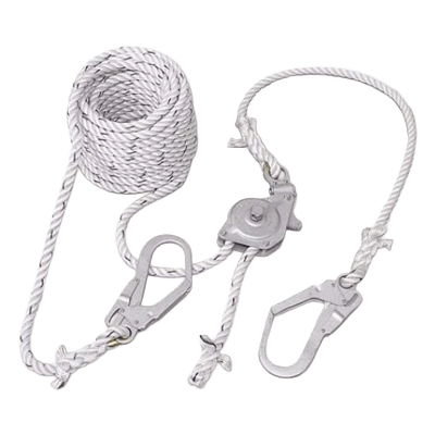 墜落制止用器具 親綱・関連用品 (ロリップ等) GCハリップ (水平移動用親綱+緊張器セット) サイズ：20m GCH-20-TRYS株式会社