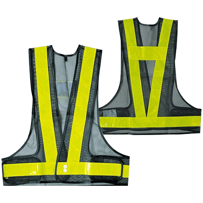 安全保護具 安全ベスト 50mm幅反射テープ-TRYS株式会社