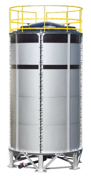 HT2-20000-Large poly tank Sealed round hopper tank HT