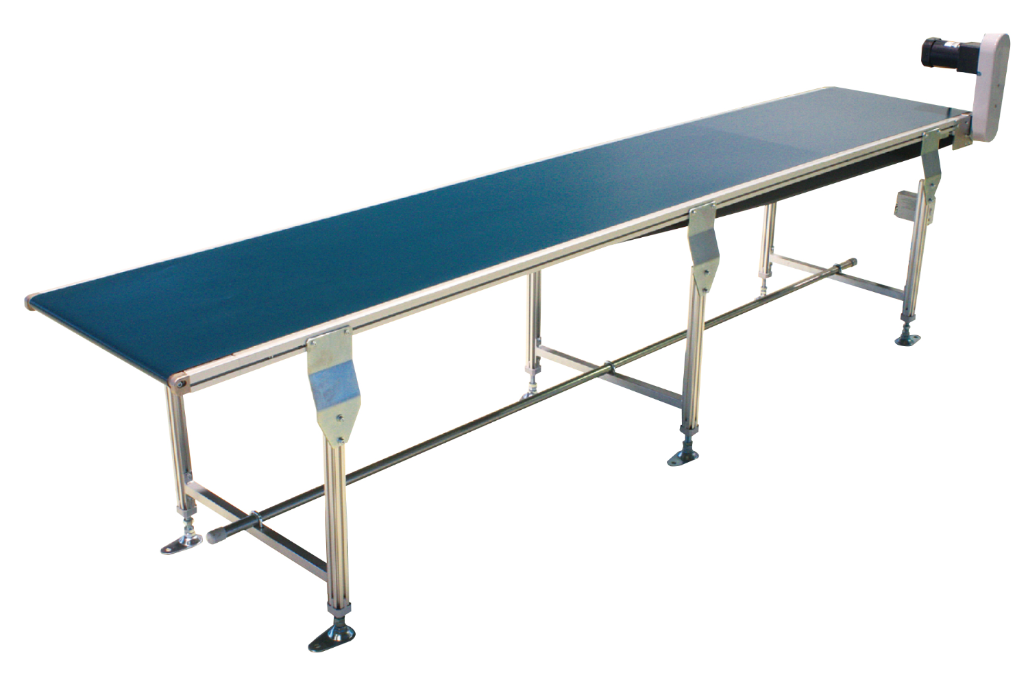 Your partner for labor saving in all logistics and production systems Mini series Straight conveyance type 2-pulley conveyor standard belt conveyor MB21-Maruyasu Machine Co., Ltd.
