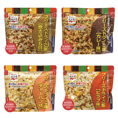 非常食 永谷園主食ご飯セットフリーズドライご飯・12食分・賞味期限5年 (85g/1食340kcal) JGC16-051-株式会社JGサービス