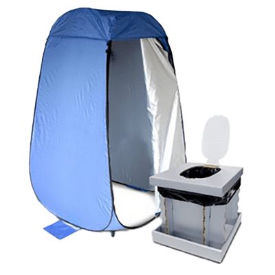 簡易トイレ ワンタッチルーム+インスタントトイレセット JGCC-287-001-株式会社JGサービス