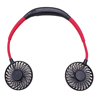 工場扇/冷却機・ミストファン ネックファン (風量3段階調整・LEDライト付/アロマポケット/充電用USBケーブル付属) JGH-782-株式会社JGサービス