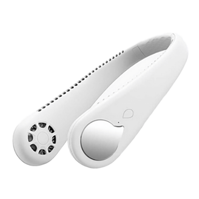 工場扇/冷却機・ミストファン ネックファン・ホワイト (カバー2枚/USBケーブル付属) JGH-783-株式会社JGサービス