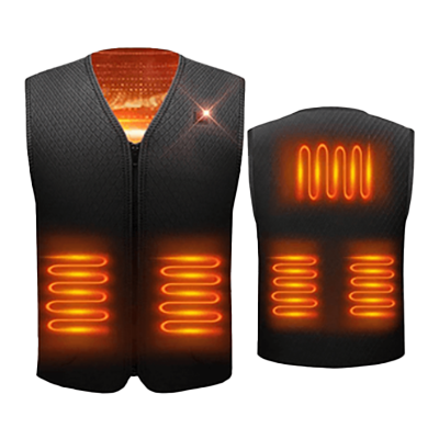 防寒対策商品 ヒーターベスト (熱源5ヵ所/バッテリー・Type-Cケーブル付属) JG-821-001-株式会社JGサービス