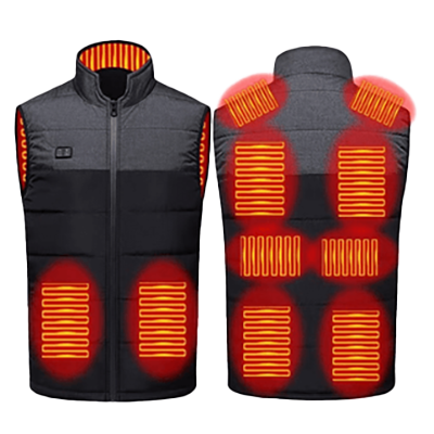 防寒対策商品 ヒーターベスト (熱源11ヵ所/服のみ) JG-821-002-株式会社JGサービス