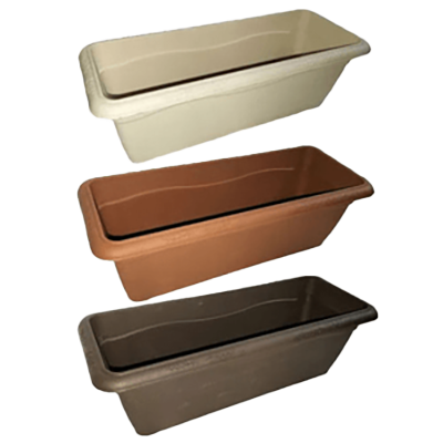 フィオーレプランター (アイボリー/ブラウン/チョコ)-株式会社JGサービス