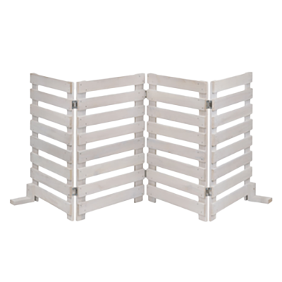 折りたためるウッドフェンス160 (横ボーダー)-株式会社JGサービス
