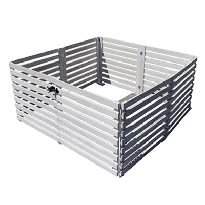 折りたためるウッドフェンスゲート付サークルセット・フェンス3枚組+ゲート (横ボーダー)-株式会社JGサービス