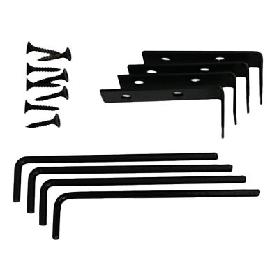 折りたためるウッドフェンス用固定金具 4個セット/16個セット-株式会社JGサービス