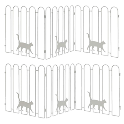 ネコ折りたたみフェンス・2枚組・3連タイプ-株式会社JGサービス