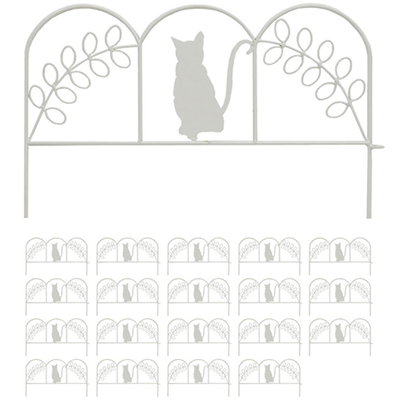 ネコアイアンミニフェンス・20枚組-株式会社JGサービス