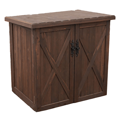 天然木収納庫 オールドカントリー調オープンストッカー・ダークブラウン WSOC-740DB-株式会社JGサービス