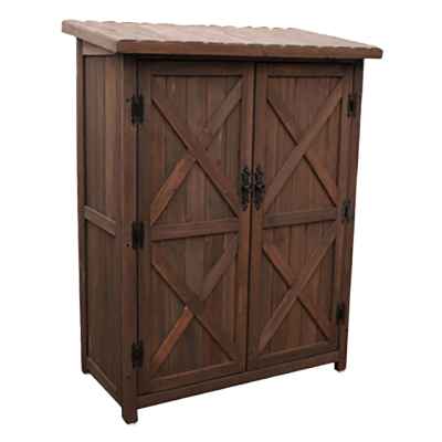 天然木収納庫 オールドカントリー調オープンストッカー120・ダークブラウン WSOC-1200DB-株式会社JGサービス