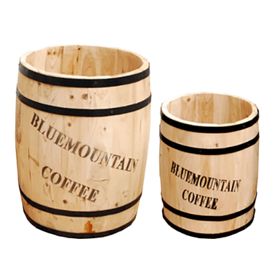 フラワースタンド コーヒーバレル大小2個組 CB-233040NS-株式会社JGサービス