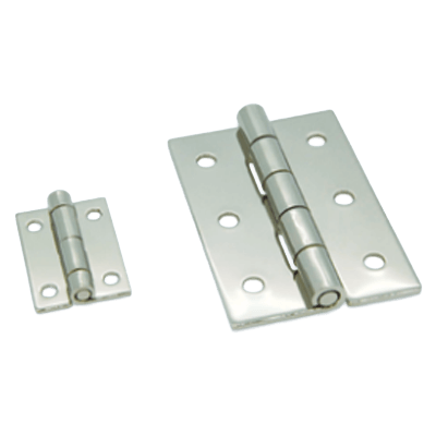 ヒンジ・ステー 平型蝶番 (黄銅・丸穴) TH-TM-株式会社栃木屋