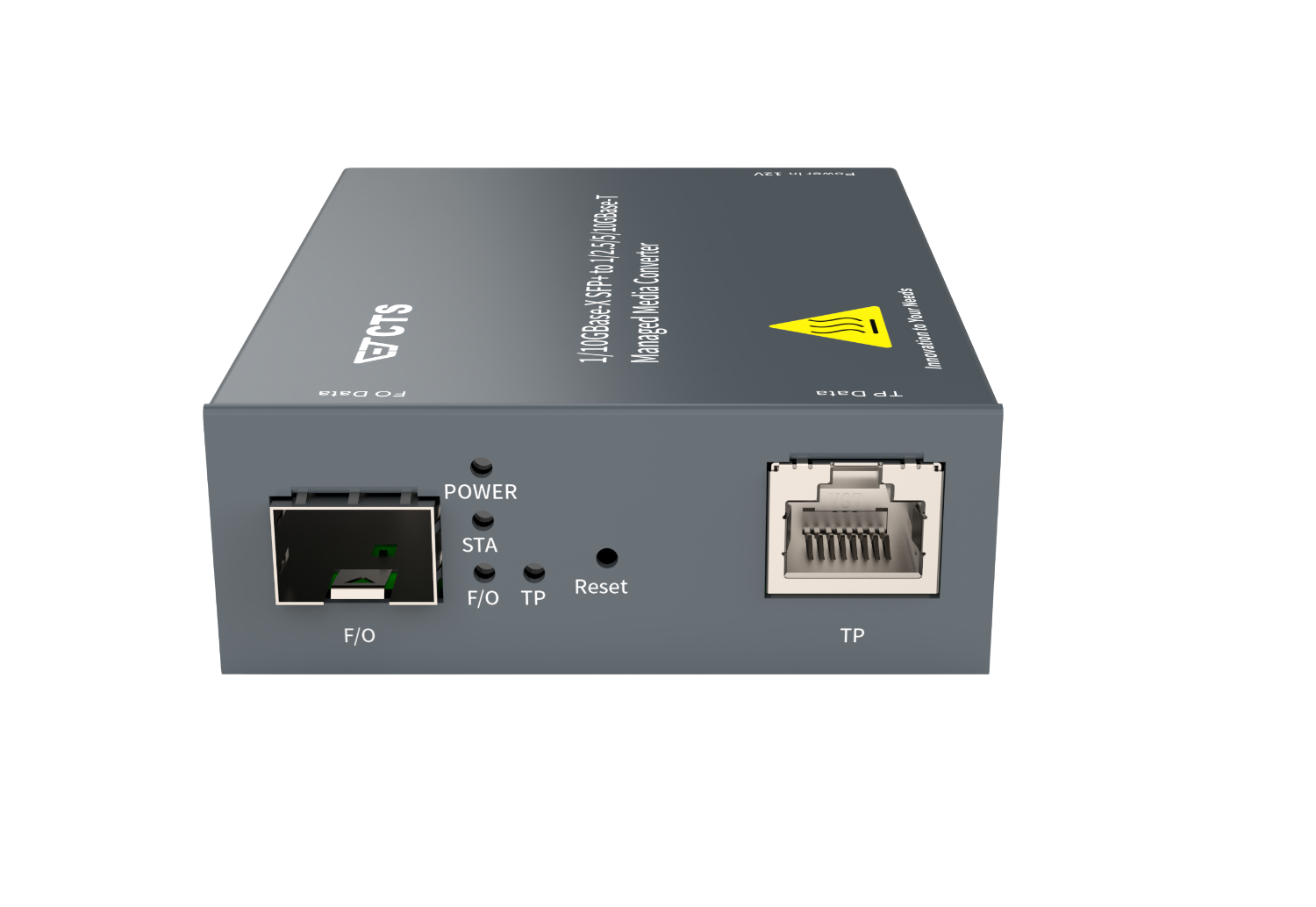 Palm size media converter CVT series can be saved in racks and power supply-Connection Technology Systems Co., Ltd.