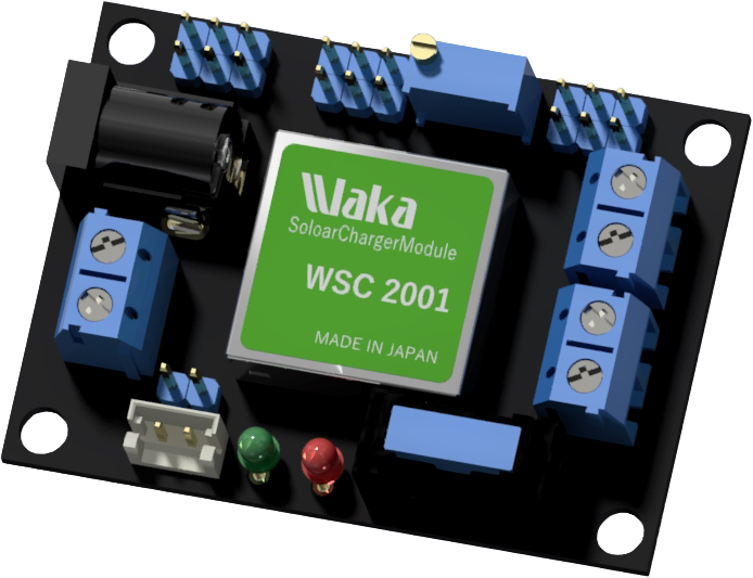 ソーラー充電モジュール WSC2001EX-株式会社ワカ製作所