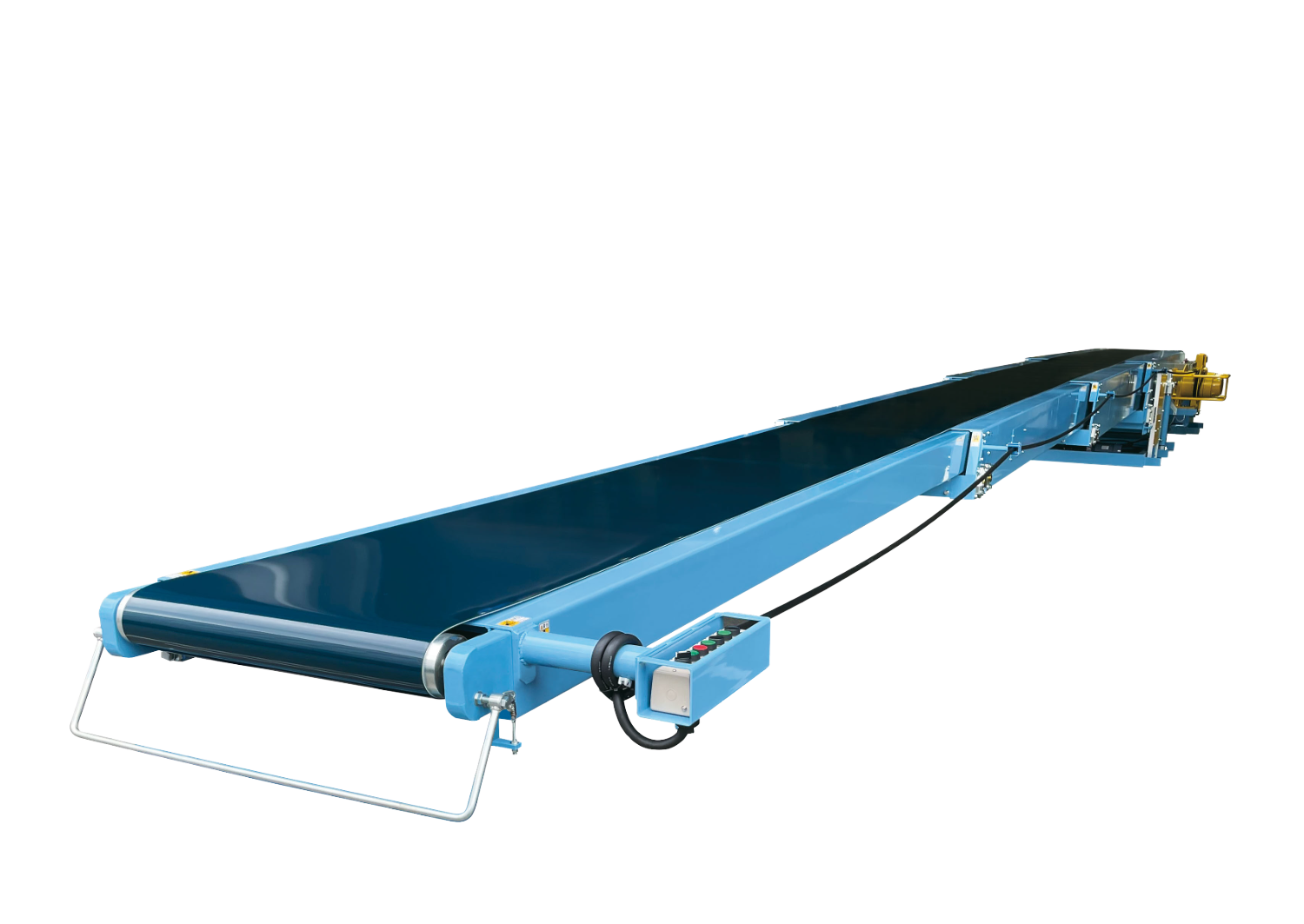 Vertical conveyor with built-in roller conveyor-Maruyasu Machine Co., Ltd.