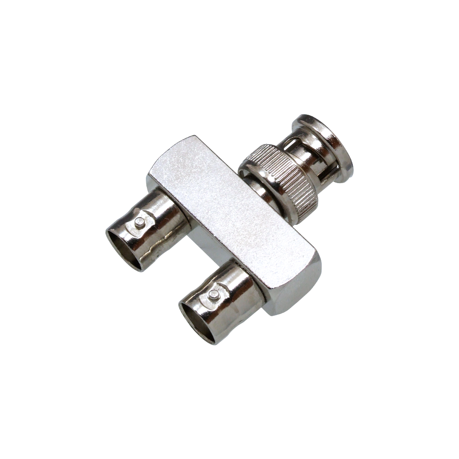 簡単 映像信号2分配コネクター (BNCタイプ) CT-A177-セキュテック株式会社