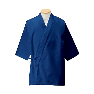 飲食店ユニフォーム 調理白衣 七分袖 男子ハッピコート APK3026-TRYS株式会社