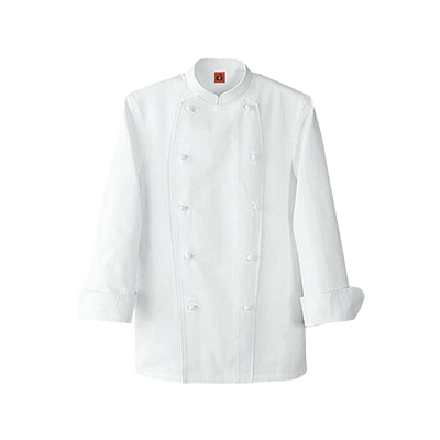 飲食店ユニフォーム コックコート 長袖[兼用] QA7343-0-TRYS株式会社