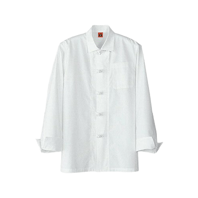 飲食店ユニフォーム コックコート 長袖[兼用] QA7301-0-TRYS株式会社