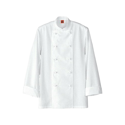 飲食店ユニフォーム コックコート 長袖[兼用] QA7300-0-TRYS株式会社