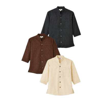 作務衣・和風 和風・鯉口シャツ ショップコート JT1162-TRYS株式会社