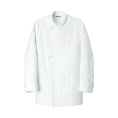 飲食店ユニフォーム コックコート 長袖[兼用] BA1185-0-TRYS株式会社