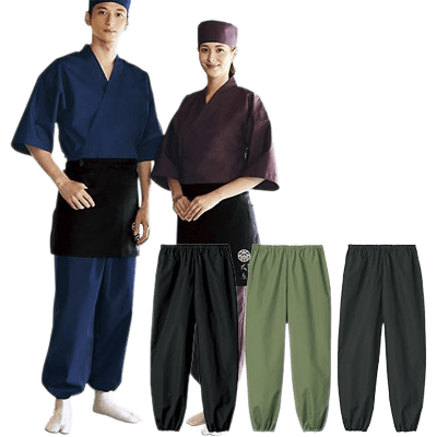 作務衣・和風 和風パンツ・スカート (下衣) 和風パンツ G-71151-TRYS株式会社